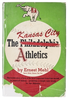 "The Kansas City Athletics" Multi-Signed Hardcover Book With 7 Signatures Including Stengel (2X), Herzog (2X) & Maris (PSA/DNA)